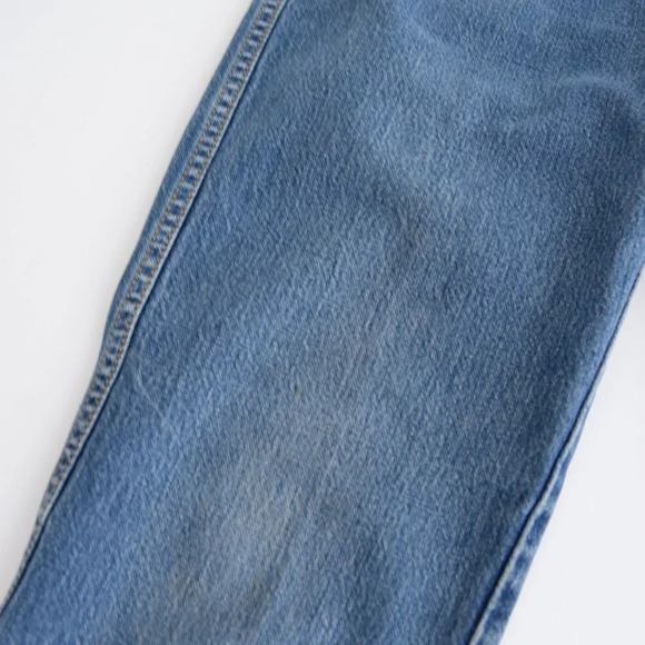 Vintage GWG Blue Denim Straight Flared Jeans Size 34x34 - Picture 9 of 14